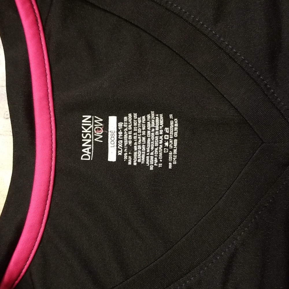 Danskin Now loose workout top black size L - Picture 5 of 5